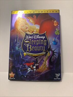 Disney Sleeping Beauty Platinum Edition DVD - Purple, Gold, Red, Blue